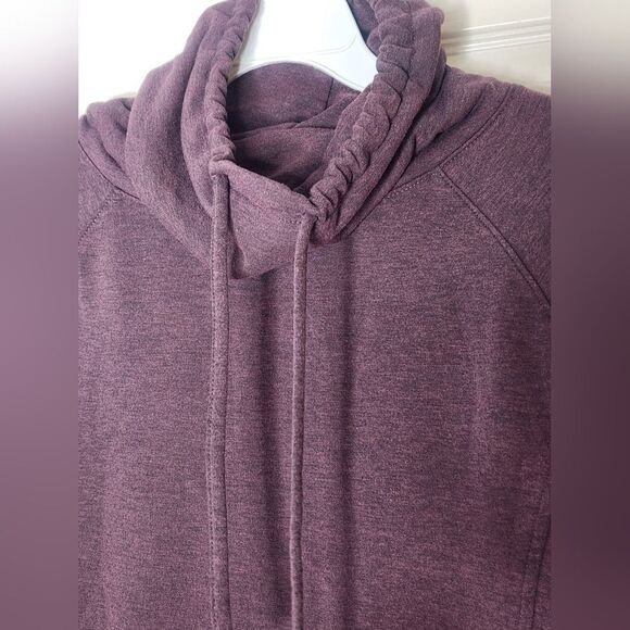 32 DEGREES M Soft Fabric Funnel Neck Lngslvs Heater Purple Women’s Pullover - Picture 6 of 9